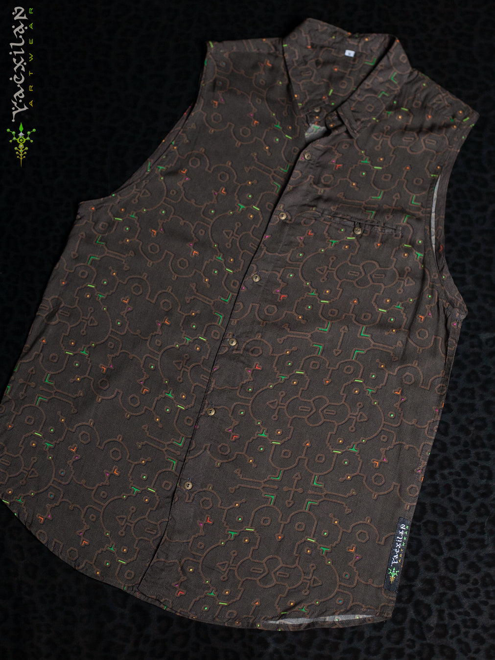 Shirt Men Sleeveless / Bamboo - REBIRTH OF IKARO Forest